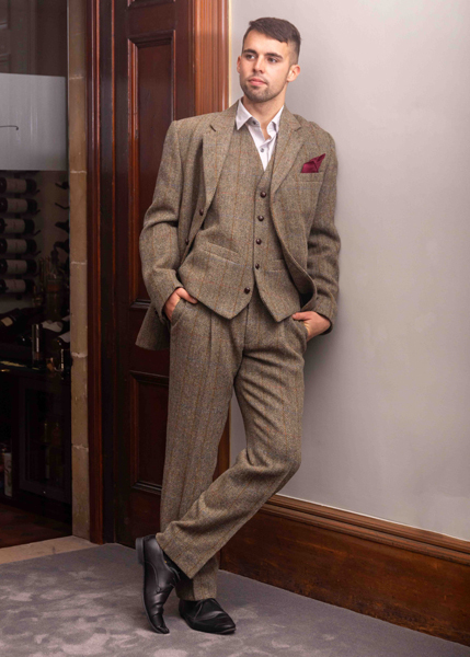 Buy authentic Harris Tweed Original Harris and Herringbone Tweed suits jackets trousers skirts coats and cloth from Scotland at the Harris Tweed Shop