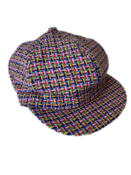 Baker Boy Cap Lilac Twist Harris Tweed Harris Tweed Shop Buy authentic Harris Tweed from Scotland