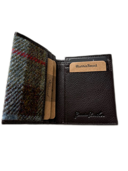 Bi Fold Wallet Macleod Check Open