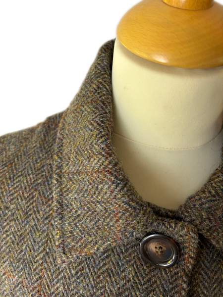 Cape Collar Edinburgh Harris Tweed