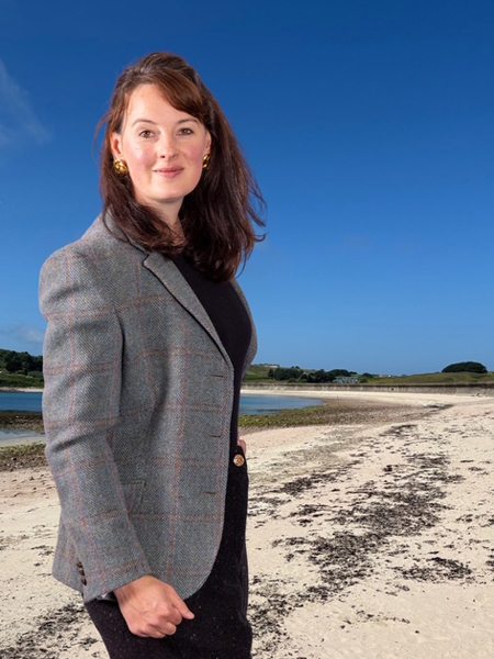 Claire Green Check Jacket Side