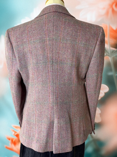 Claire Jacket Pink Check Back