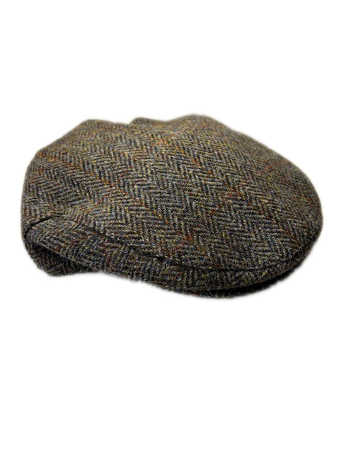 Country Cap Brown Herringbone Side