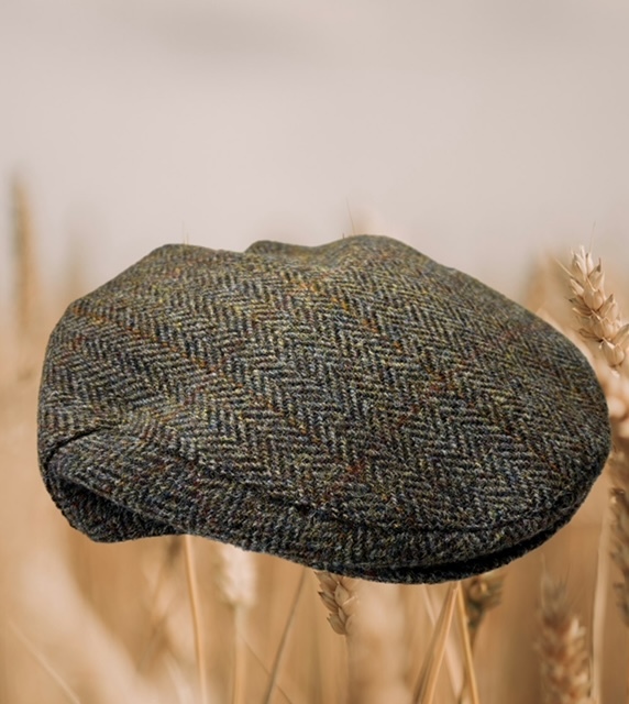 Country Cap Brown Herringbone