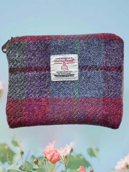Credit Card Purse Red Check