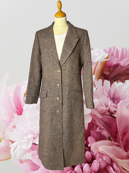 Empress Hazel Brown Long Coat