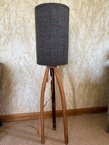 Free Standing Lamp And Shade