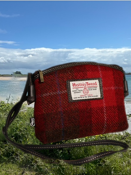 Jura Cross Body Bag Red Check