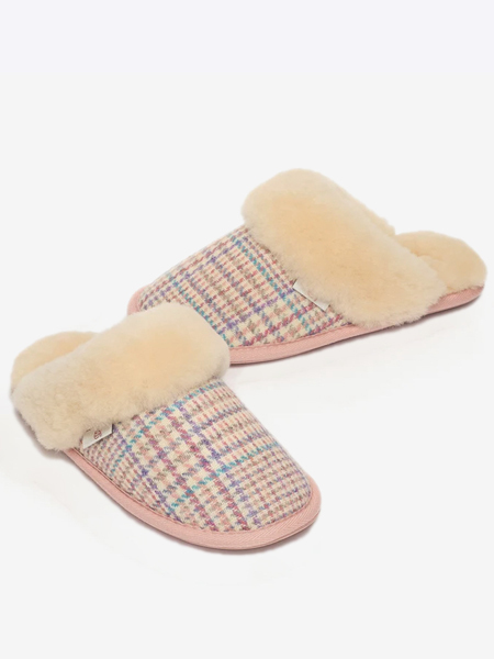 Ladies Pink Mules Pair