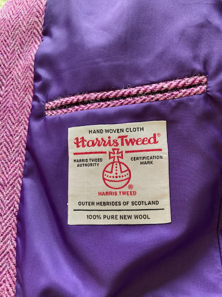 Pink Marl Harris Tweed