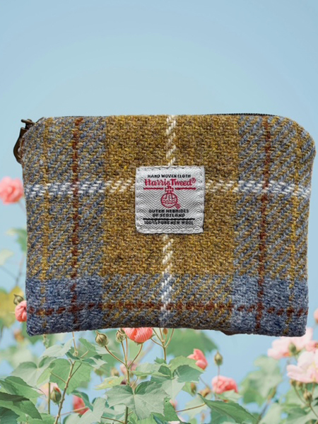 Mustard Check Coin Purse