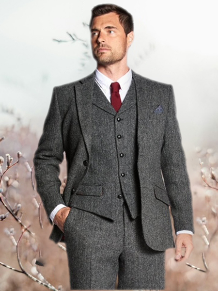 Harris tweed suit best sale