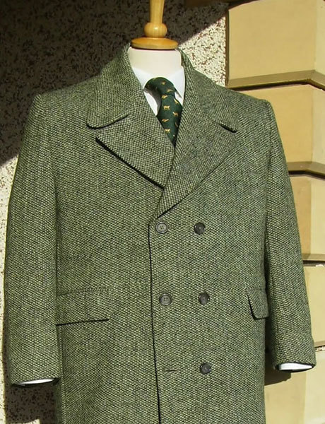 Overcoat Retro Style, Harris Tweed : Harris Tweed Shop, Buy authentic ...