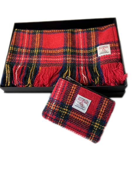 Royal Stewart Scarf And Purse Gift Set