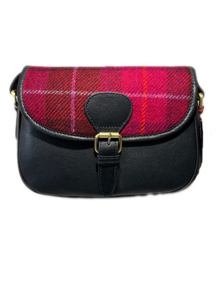 Saddle Bag Red Check Front