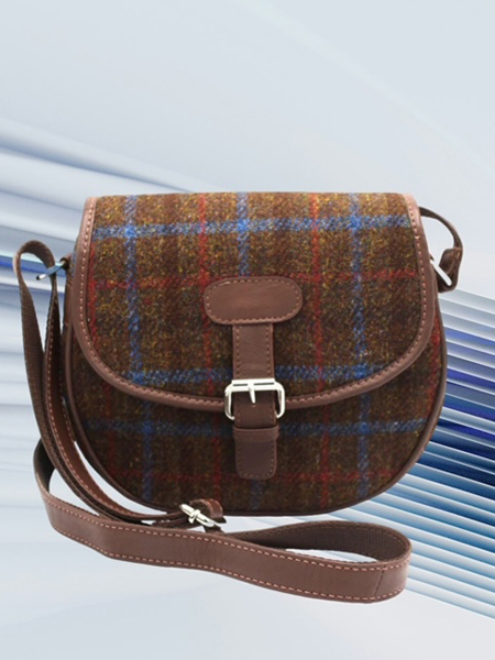 Saddlebag Brown Check