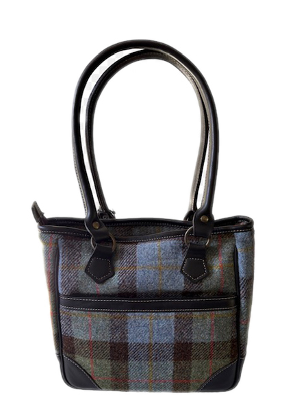 Shire Long Handled Macleod Harris Tweed Handbag Back(2)