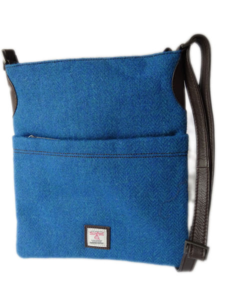 Shoulder Bag Arran Blue Check Front