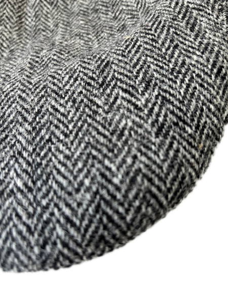 Stornoway Grey Herringbone Detail