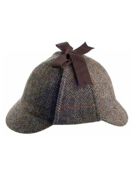 Traditional Harris Tweed Sherlock Cap 01