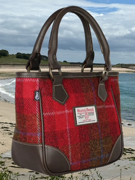 York Handbag Red Check Front