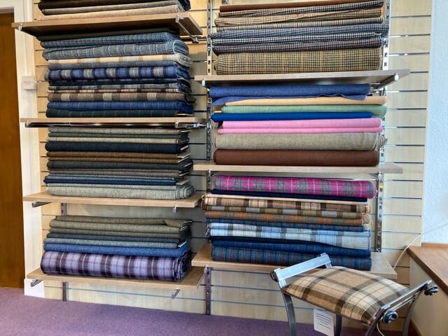 Harris Tweed Fabrics 4 Piece Mix 38x25cm -  Ireland